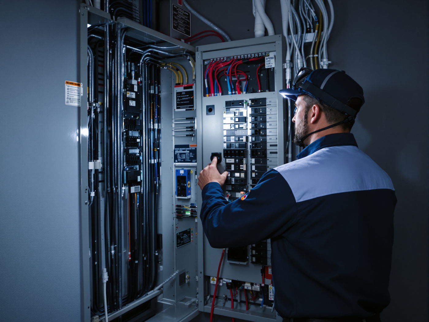 Equipe Servix em serviço de manutenção predial